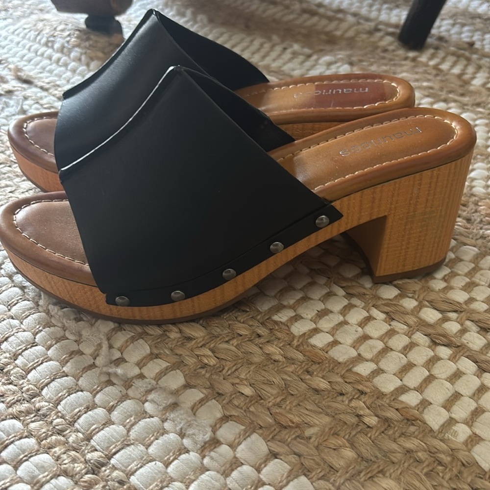 Maurices Black Women's Slide Sandals